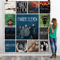 Finger Eleven Singles Albums Quilt Blanket For Fans and Home Decor