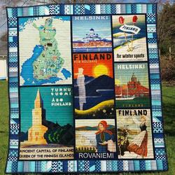 Finland Tu290613A Tbg Quilt Blanket and Home Decor