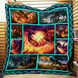Fire Dragon Quilt Th394  Quilt and Home Decor