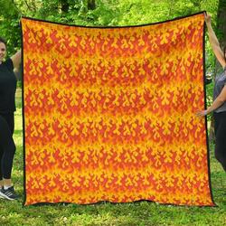 Fire Flame Cl12100286Mdq Quilt Blanket and Home Decor