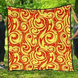 Fire Flame Design Pattern DHCDHC DT1910 Quilt Blanket and Home Decor