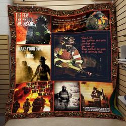 Firefighter Awesome Ah Quilt Derqyb and Home Decor