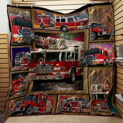 Firefighter Fire Working Quilt  Quilt and Home Decor