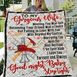 Firefighter G Quilt Pe and Home Decor