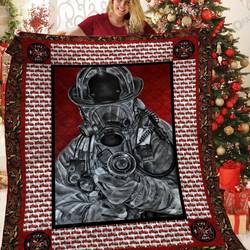 Firefighter NT2309018CL Quilt Blanket and Home Decor