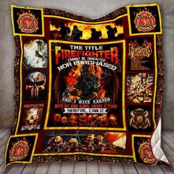 Firefighter Pride Ah Quilt Derqhh and Home Decor