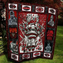 Firefighter Quilt Blanket BBB030852MH and Home Decor