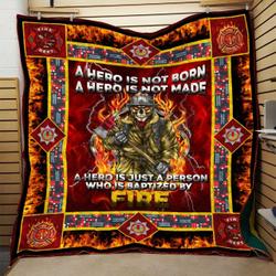 Firefighter Quilt Blanket Dhc0910590Vt and Home Decor