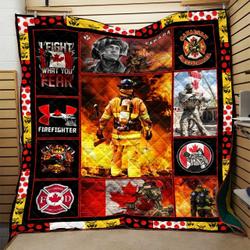 Firefighter Quilt Blanket Dhc0910616Vt and Home Decor