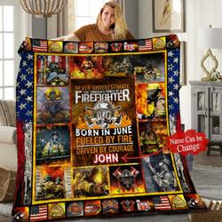 Firefighter Quilt Blanket Hhh300501Nh and Home Decor
