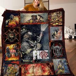Fireman Quilt Blanket C9B300504Pt and Home Decor
