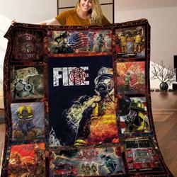 Fireman Quilt Blanket C9B300505Pt and Home Decor