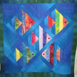 Fish Cla1110250Q Quilt Blanket and Home Decor