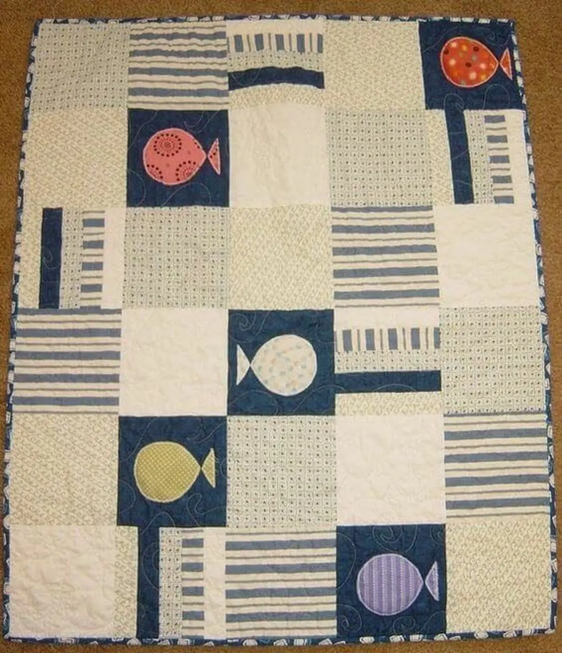 Fish Cla240627 Quilt Blanket and Home Decor