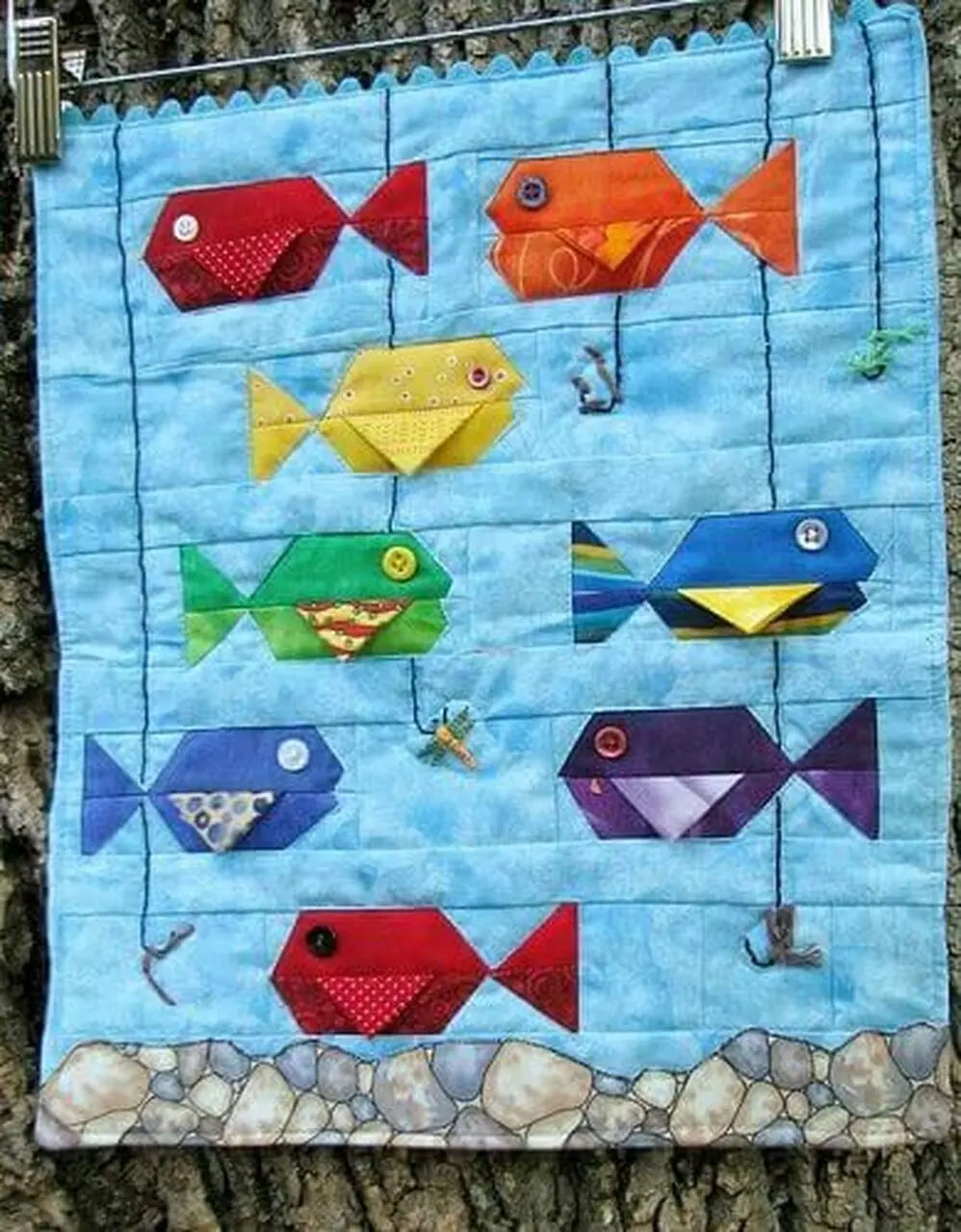 Fish Cla240630 Quilt Blanket and Home Decor