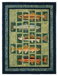Fish Clm0910076 Quilt Blanket and Home Decor
