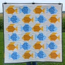 Fish Clp240633 Quilt Blanket and Home Decor