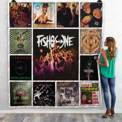 Fishbone Albums Quilt Blanket 02 and Home Decor