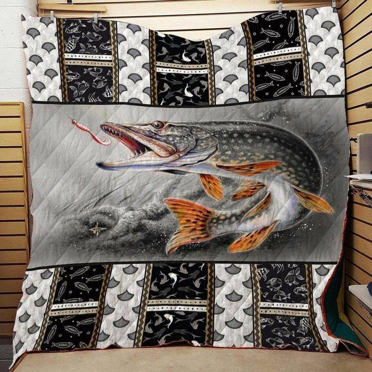Fishing Ah Quilt Derqox and Home Decor