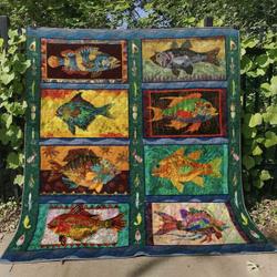 Fishing Blanket Th0207 Quilt and Home Decor