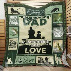 Fishing Dad Hur Quilt Cysibu and Home Decor