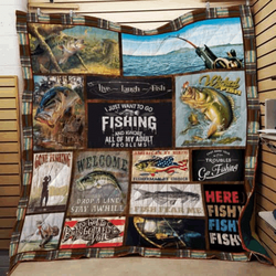 Fishing Premium N Quilt Nda and Home Decor