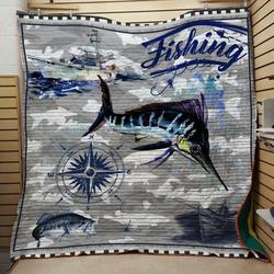 Fishing Quilt V3 and Home Decor