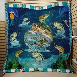Fishing Quilt V4 Design By Exrain and Home Decor