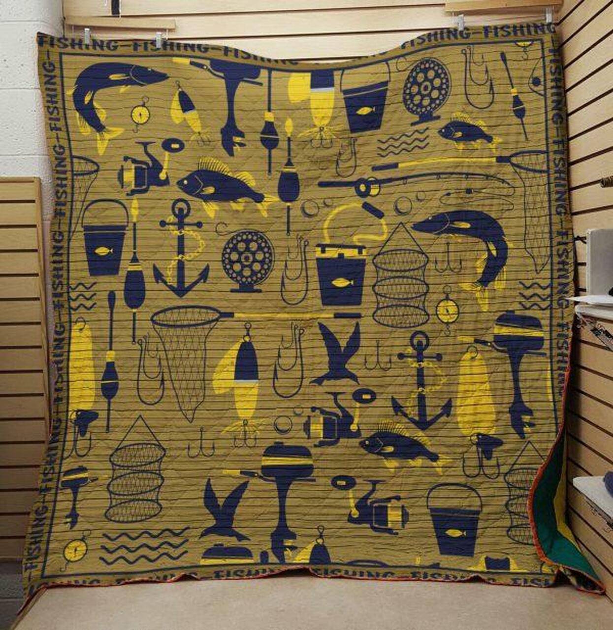 Fishing: Riddle Quilt and Home Decor