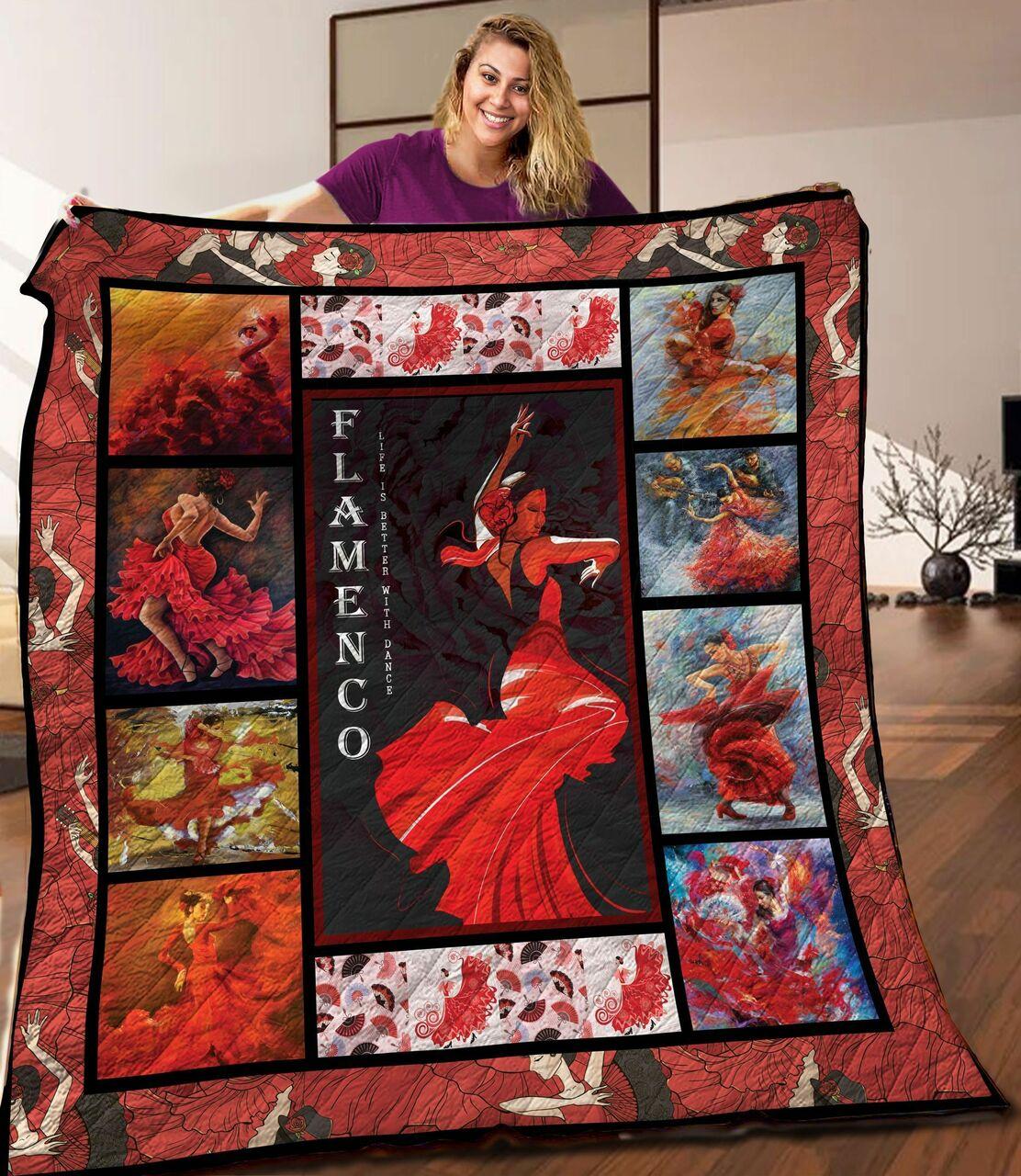 Flamenco Quilt Blanket C9B050319NA and Home Decor