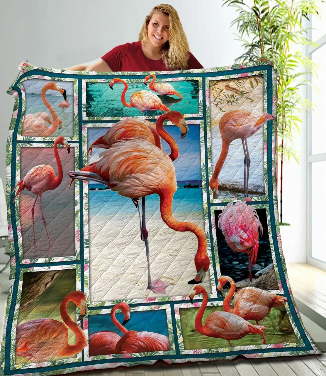 Flamigo Quilt Blanket C9B240206NM and Home Decor