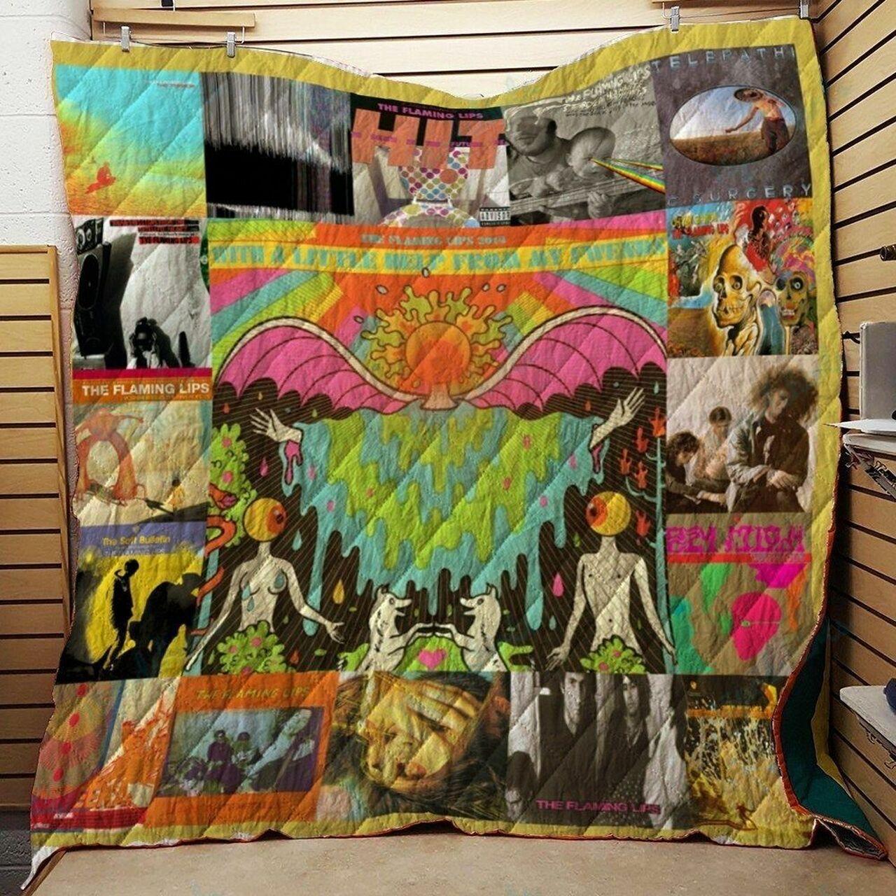 Flaming Lips Quilt Blanket New Arrival and Home Decor