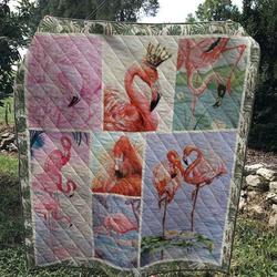 Flamingo 1303 18 Quilt Blanket  Quilt and Home Decor