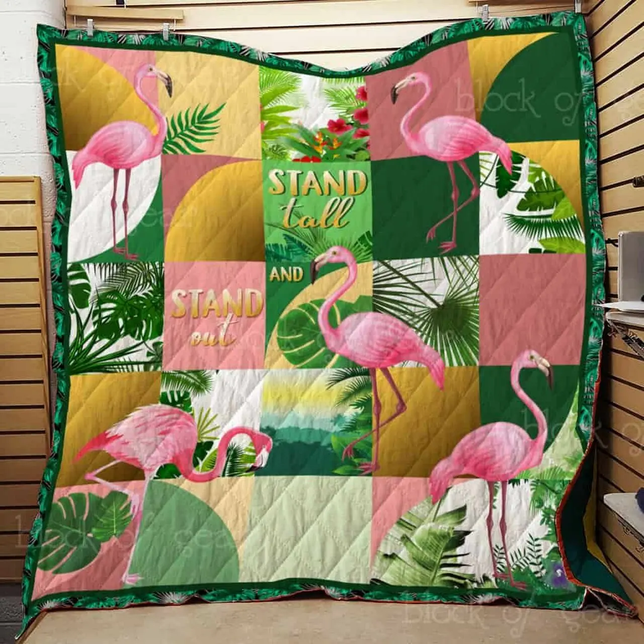 Flamingo Cl2100185Mdq Quilt Blanket and Home Decor