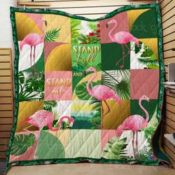 Flamingo Cl2100185Mdq Quilt Blanket and Home Decor