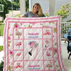 Flamingo Clh1610010Q Quilt Blanket and Home Decor
