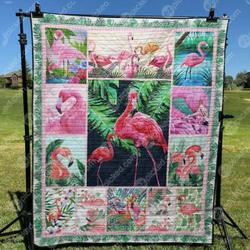 Flamingo In The Summer Quilt Blanket Ytp0  Quilt and Home Decor