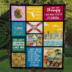 Florida Cl14100212Mdq Quilt Blanket and Home Decor