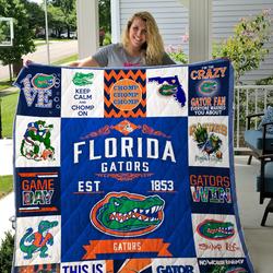 Florida Gators Quilt Blanket 01      and Home Decor