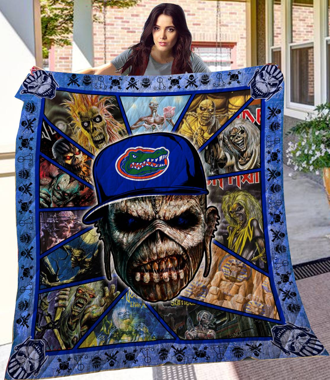 Florida Gators Quilt Blanket and Home Decor