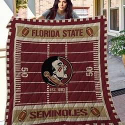 Florida State Seminoles 2 Quilt Blanket and Home Decor