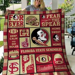Florida State Seminoles Quilt Blanket B080611  Quilt and Home Decor