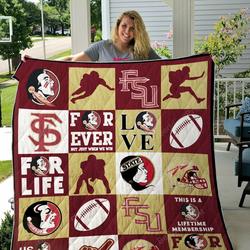 Florida State Seminoles Quilt Blanket and Home Decor