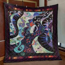 Flow Of Music Clt250624 Quilt Blanket and Home Decor