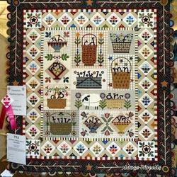Flower Basket Cla1110275Q Quilt Blanket and Home Decor