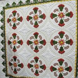 Flower Cla1510125Q Quilt Blanket and Home Decor