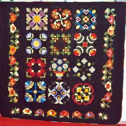 Flower Cla1510144Q Quilt Blanket and Home Decor