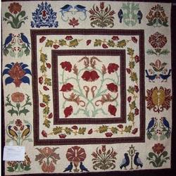 Flower Cla1710201Q Quilt Blanket and Home Decor