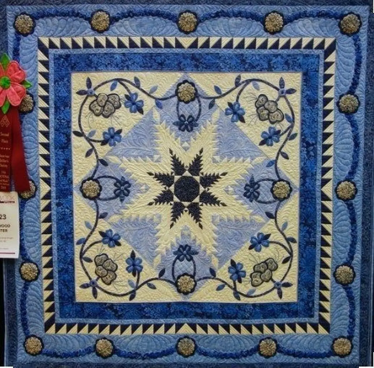 Flower Cla1710206Q Quilt Blanket and Home Decor