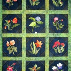 Flower Cla1910195Q Quilt Blanket and Home Decor